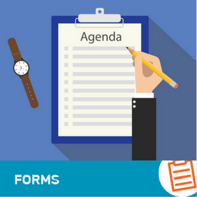 F-AD-001  Agenda Template for Board Meetings