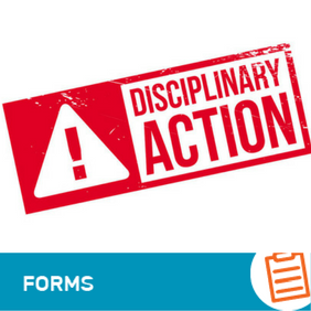 F-HR-002 Record of Disciplinary Action Form