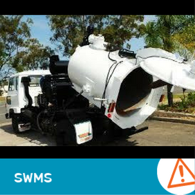 SWMS 4007 - Hydro Blasting and Vacuuming Truck