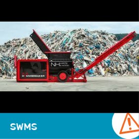 SWMS 4015 - Using Hammbreaker Shredder
